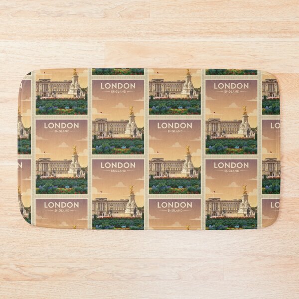 Item preview, London Vintage Travel Art - Buckingham Palace - England designed and sold by Wanderprintt.