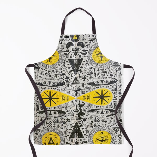 Item preview, Maximalist Doodle Esoteric Eye Pattern designed and sold by Romgora.