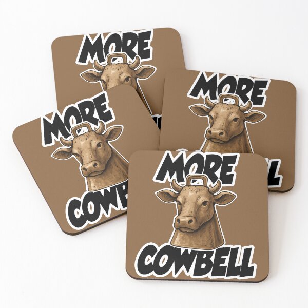 Item preview, More Cowbell - Funny Pop Culture Design designed and sold by Deviant Logic Design.