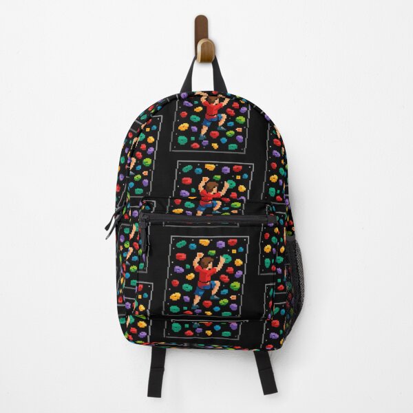 Item preview, Retro Pixel Art Bouldering 8-Bit Climbing Wall designed and sold by Pineapple-Tree.