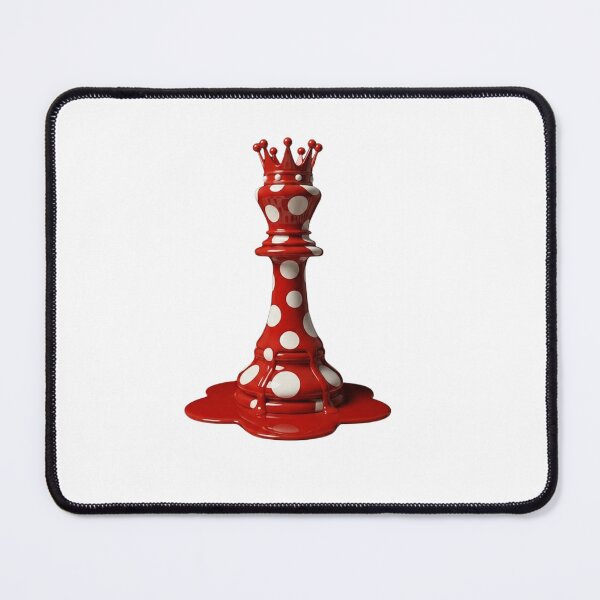 Item preview, Melting Polka Dot Chess Queen Modern Art designed and sold by YourColorsWall.