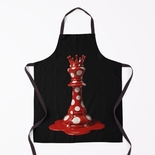 Item preview, Melting Polka Dot Chess Queen Modern Art designed and sold by YourColorsWall.