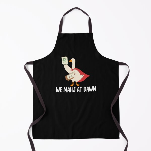 Item preview, We Mahj At Dawn Funny Mahjong Goose Humor designed and sold by FreshVibe Prints.