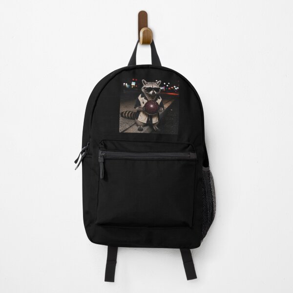 Item preview, Funny Cool Raccoon with Sunglasses Holding a Bowling Ball designed and sold by SunfullyYours.