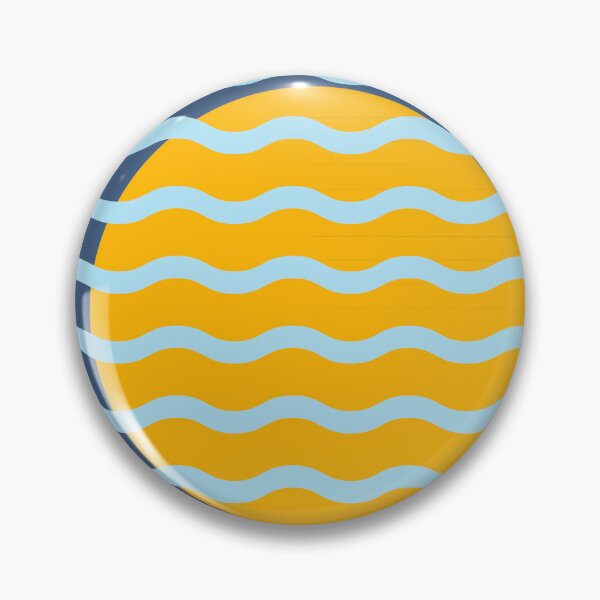 Item preview, Modern Minimalist Sunset Over Waves - Navy & Gold Abstract Coastal Seascape designed and sold by nineFlorals.