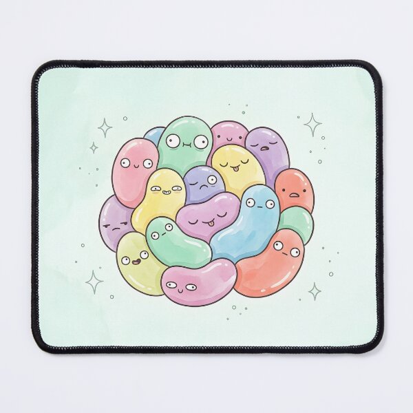 Item preview, Cute Jelly Beans Pile Kawaii Rainbow Candy Art designed and sold by DuckOddity.