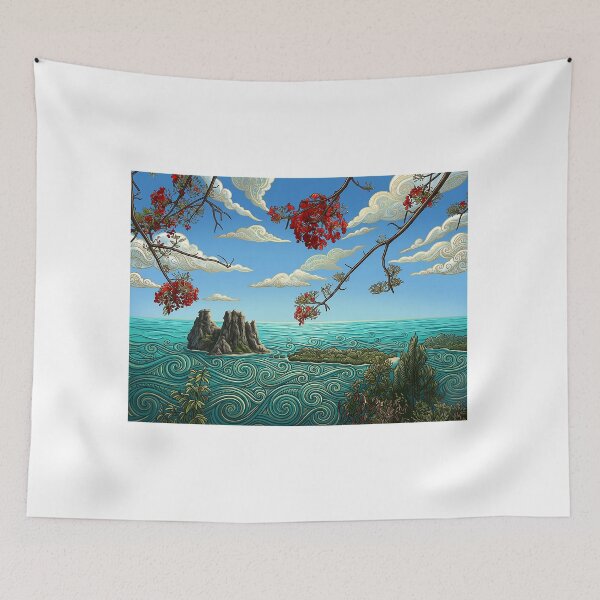 Item preview, Ocean Gaze — Flamboyant Blossoms designed and sold by Hawaii26.