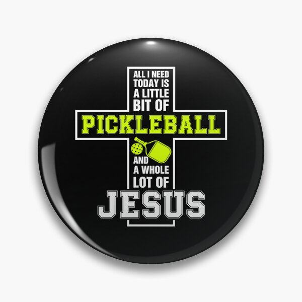 Item preview, I Need Pickleball and Jesus Funny Christian designed and sold by ellapaintcoast.