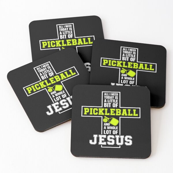 Item preview, I Need Pickleball and Jesus Funny Christian designed and sold by ellapaintcoast.