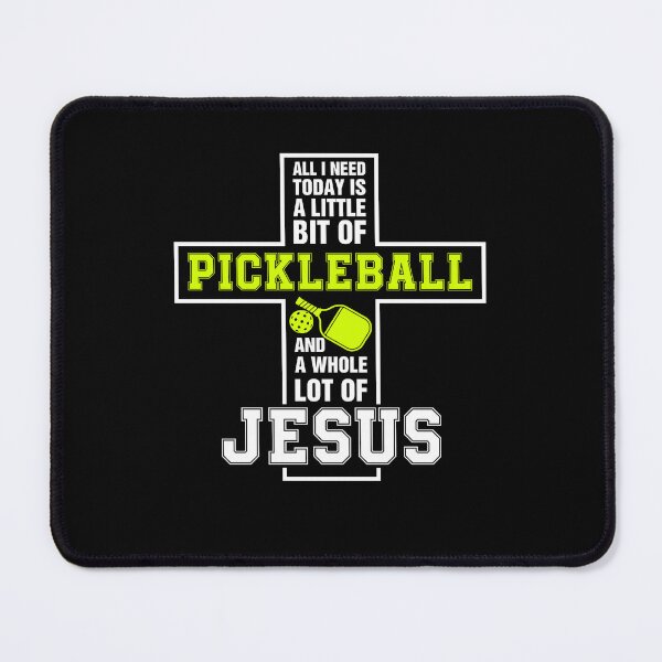 Item preview, I Need Pickleball and Jesus Funny Christian designed and sold by ellapaintcoast.
