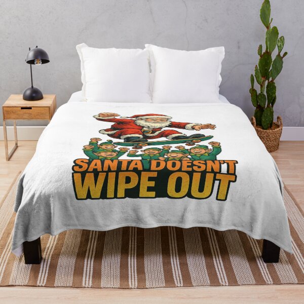 Item preview, Santa Doesnt Wipe Out Skateboarding Elves Christmas Humor designed and sold by ColeLaniTrading.
