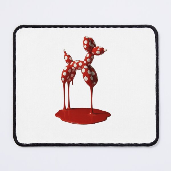 Item preview, Melting Polka Dot Balloon Dog Modern Art designed and sold by YourColorsWall.