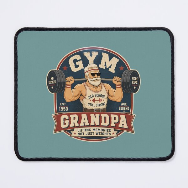 Item preview, Vintage grandpa in Gym Legacy ver 14b Vintage bodybuilding Fitness Workout Aesthetic | Gym Motivation Apparel designed and sold by mndesignworx.