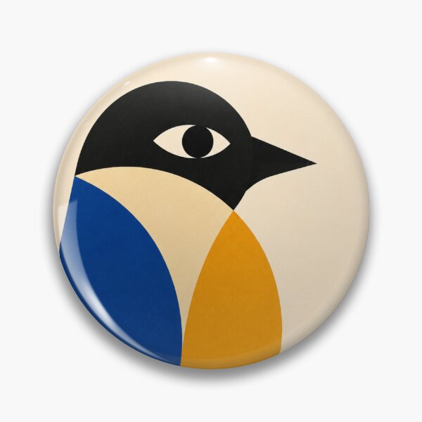 Item preview, The Watcher – Modernist Mid-Century Bird Wall Art designed and sold by Filora Atelier | Bird Art.