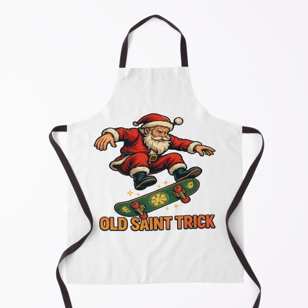 Item preview, Old Saint Trick Santa Skateboard Christmas Skater designed and sold by ColeLaniTrading.