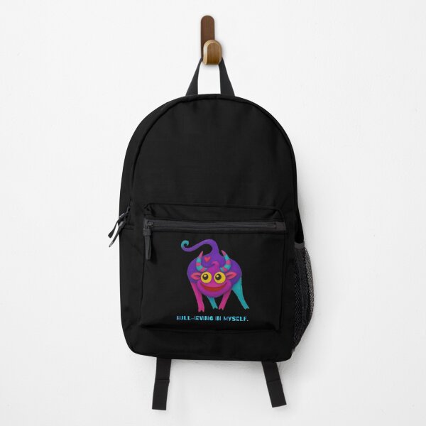 Item preview, Bull-ieving in Myself - Funny Colorful Bull with Positive Attitude designed and sold by PatykArt.