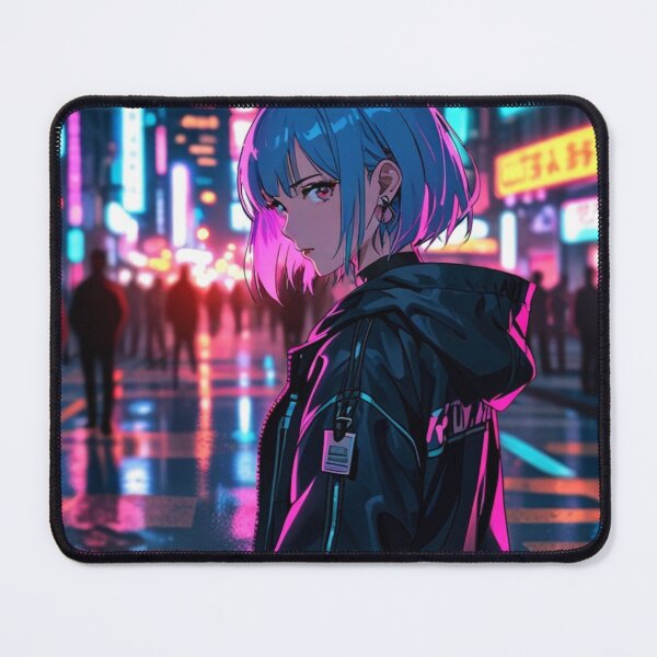 Item preview, Cyber Neon Girl | Anime Digital Illustration designed and sold by AnimDream .