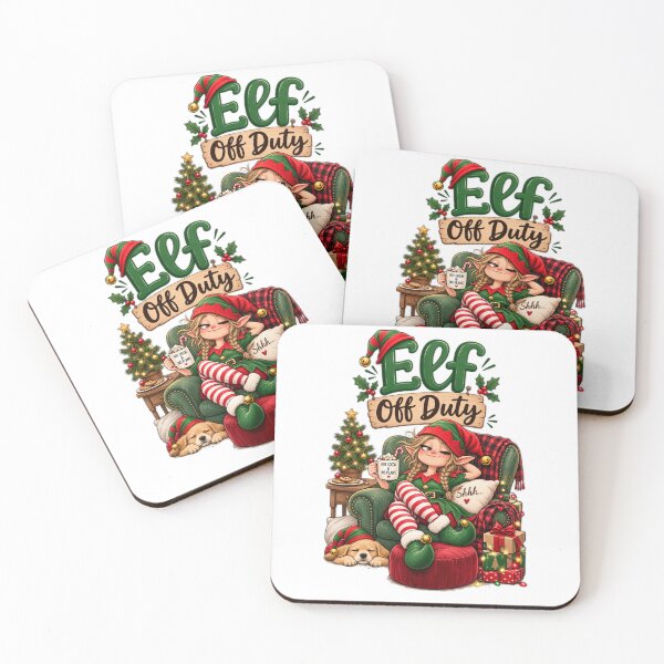 Item preview, Elf Off Duty | Funny Christmas Elf designed and sold by MotylekAnia.