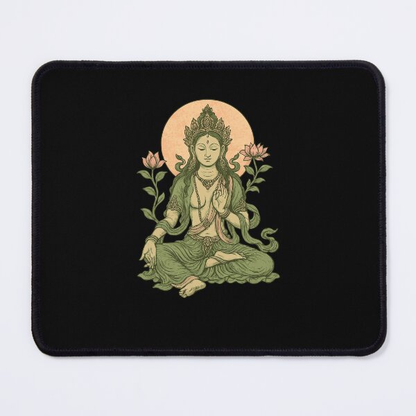 Item preview, Peaceful Lotus Meditation Art designed and sold by babilux.