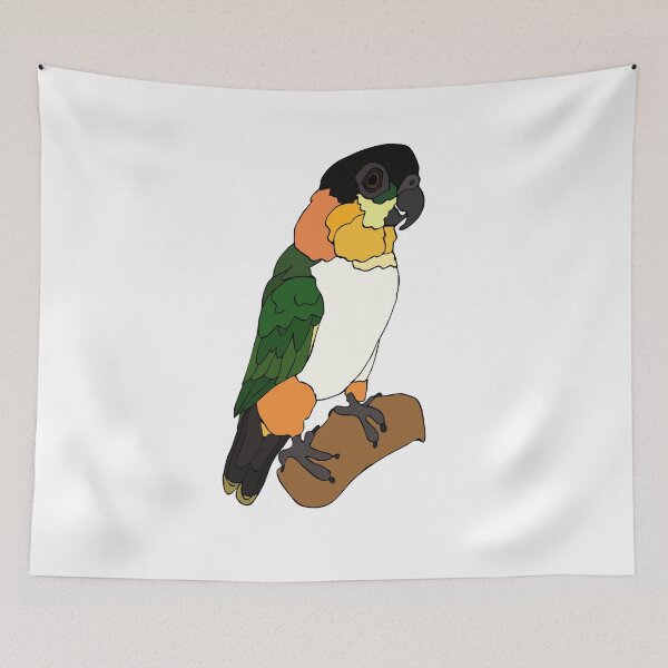 Item preview, Black-Headed Caique designed and sold by nolessjess.