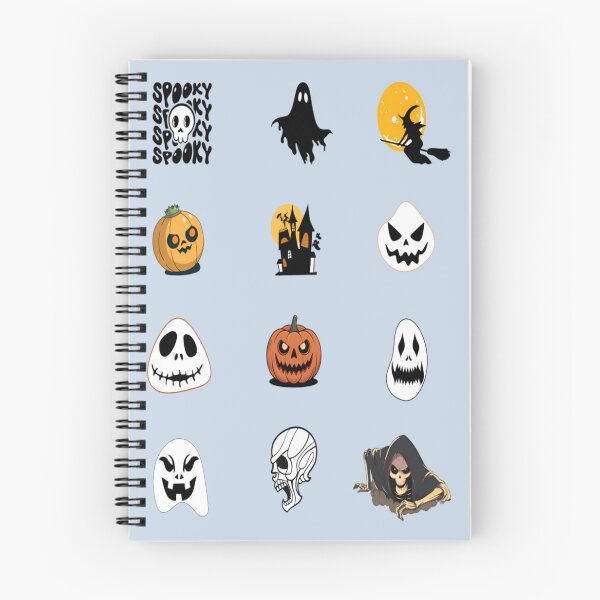 Item preview, Halloween Sticker Pack | Spooky Halloween Sticker | Ghosts, Zombies & Haunted Castle designed and sold by DigiArt8Design.