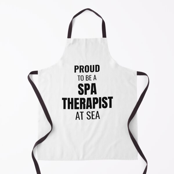 Item preview, Proud to be a Spa Therapist at Sea (Black) designed and sold by ShipCrewNation.