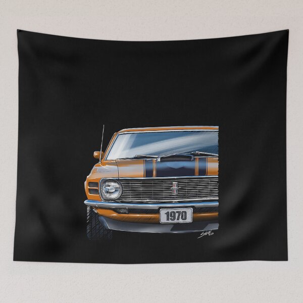 Item preview, Mustang 1970 Front View Orange   designed and sold by RonaWrazen.