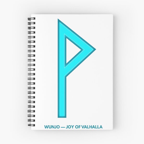 Item preview, Norse Wunjo Rune Joy of Valhalla Symbol Neon Glow designed and sold by CalmFrameArt.