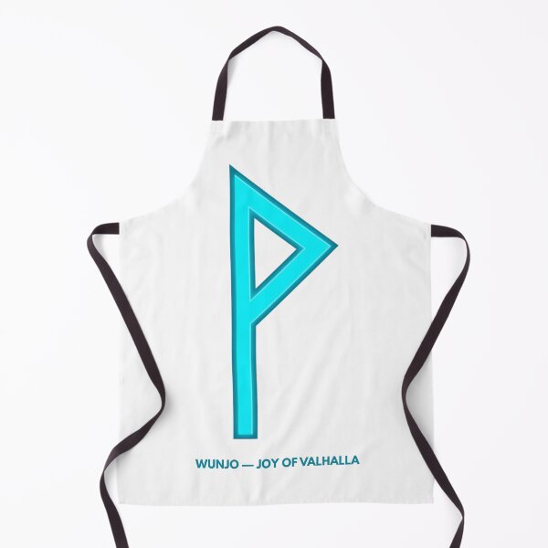 Item preview, Norse Wunjo Rune Joy of Valhalla Symbol Neon Glow designed and sold by CalmFrameArt.