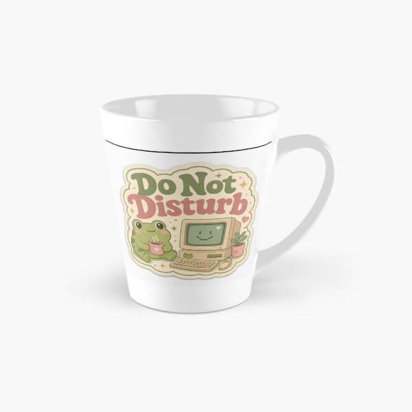 Item preview, Cute Frog Do Not Disturb – Retro Computer Pixel Art designed and sold by Graphic  Grove.