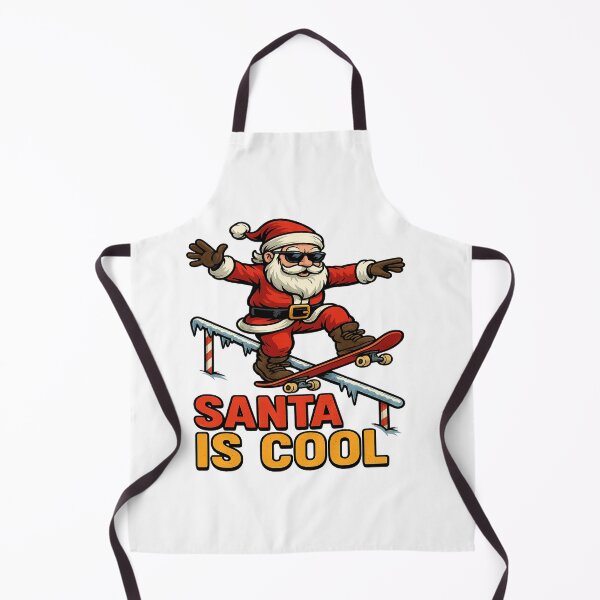 Item preview, Santa Is Cool Christmas Skateboarding Santa Claus designed and sold by ColeLaniTrading.