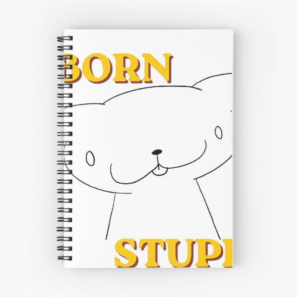 Item preview, Born Stupid Cat designed and sold by Sam-I-Am-Not.
