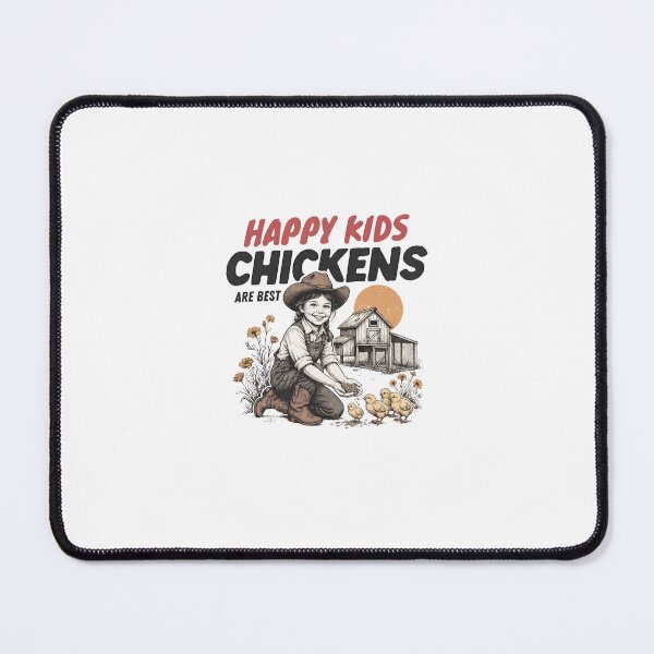 Item preview, Happy Kids Chickens Are Best designed and sold by Colorful-Garden.