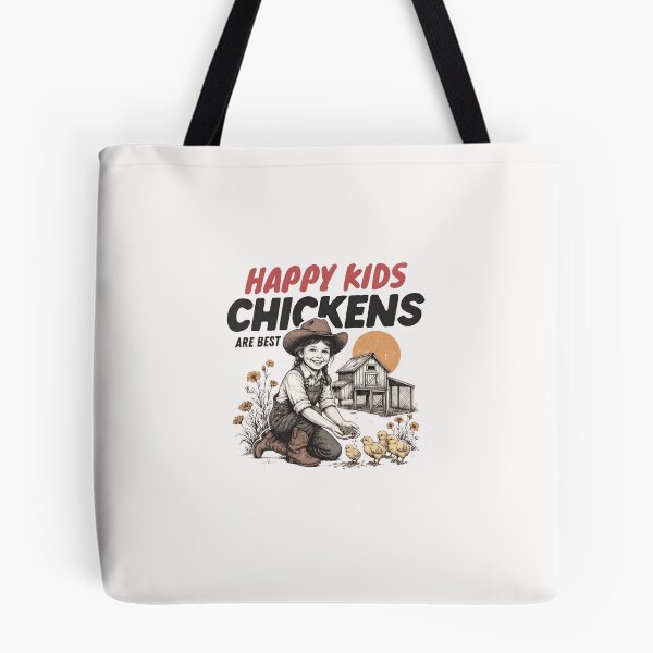 Item preview, Happy Kids Chickens Are Best designed and sold by Colorful-Garden.