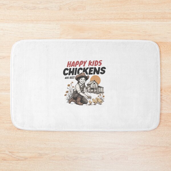 Item preview, Happy Kids Chickens Are Best designed and sold by Colorful-Garden.
