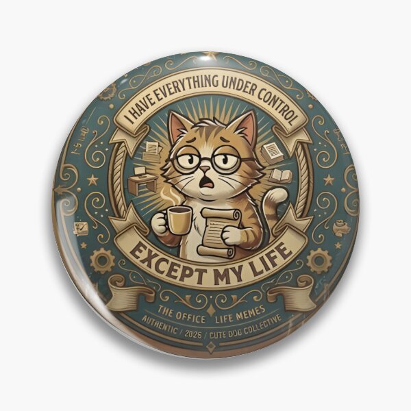 Item preview, I Have Everything Under Control Except My Life Funny Cat Meme designed and sold by eihabo.