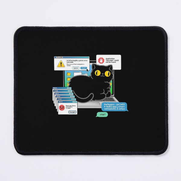 Item preview, Retro Computer Cat Error designed and sold by whiskys.