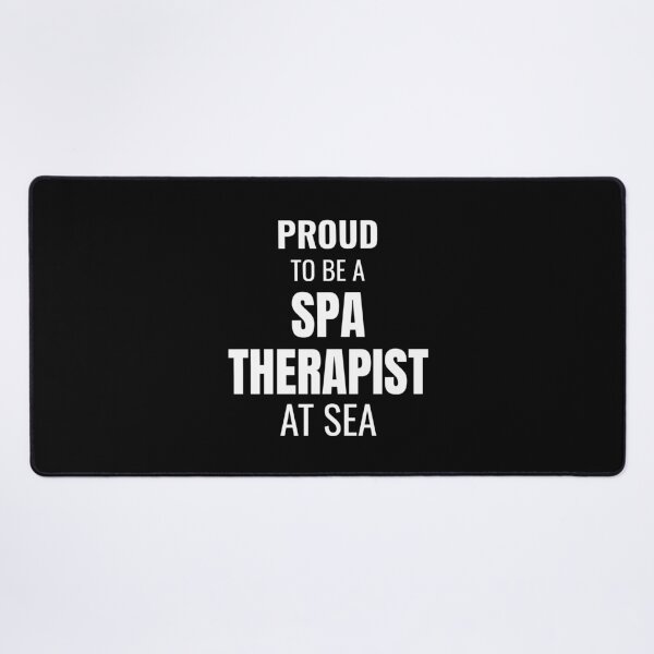 Item preview, Proud to be a Spa Therapist at Sea (White) designed and sold by ShipCrewNation.