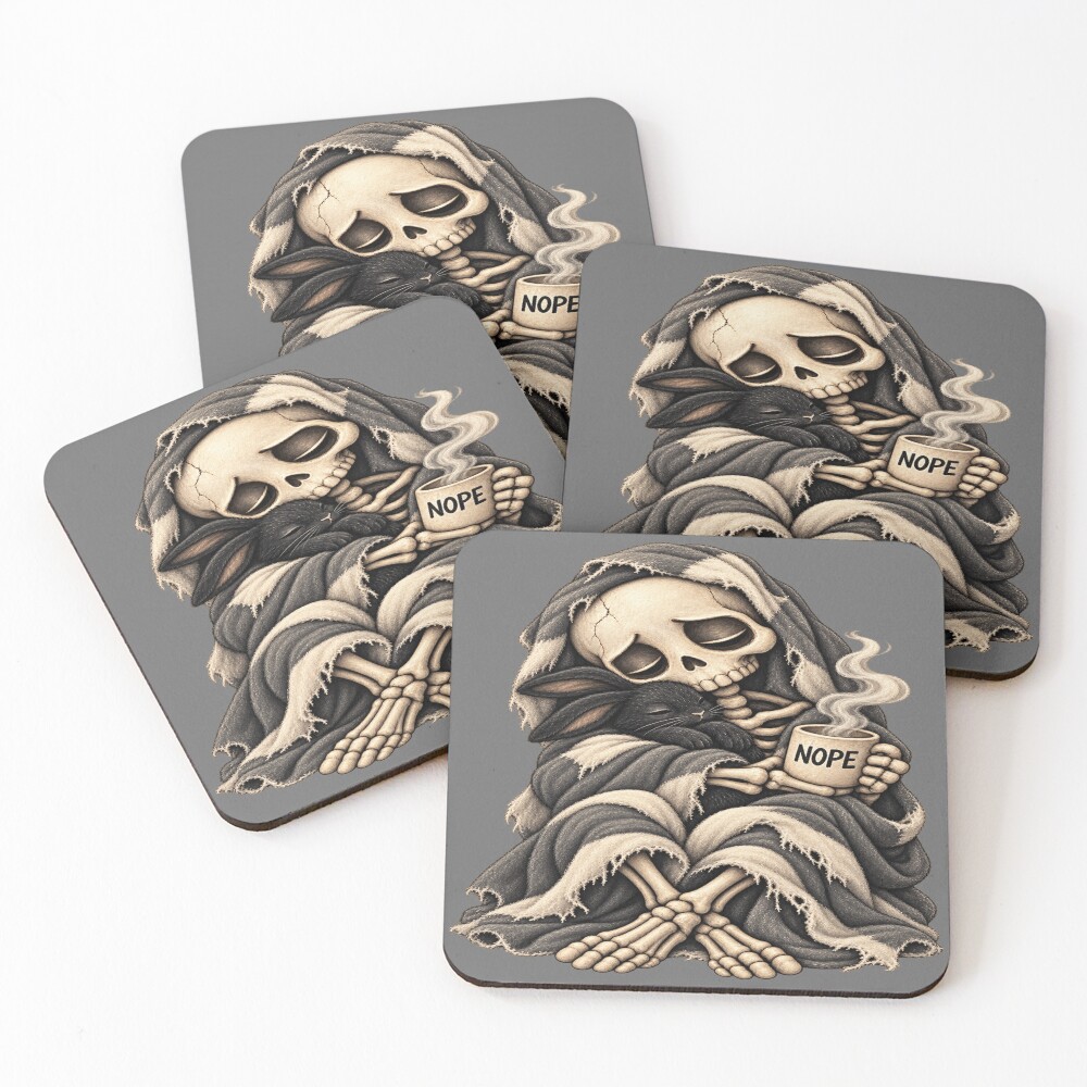 Item preview, Coasters (Set of 4) designed and sold by MemeMagicTees.
