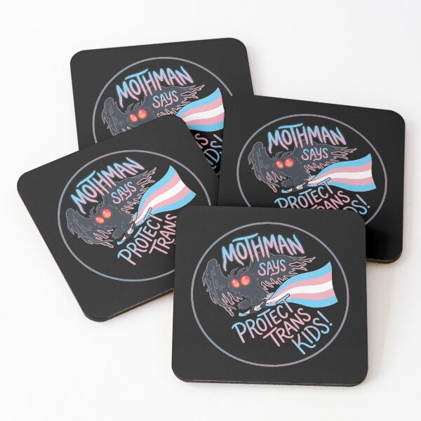 Item preview, Protect Trans Kids Mothman designed and sold by whiskys.