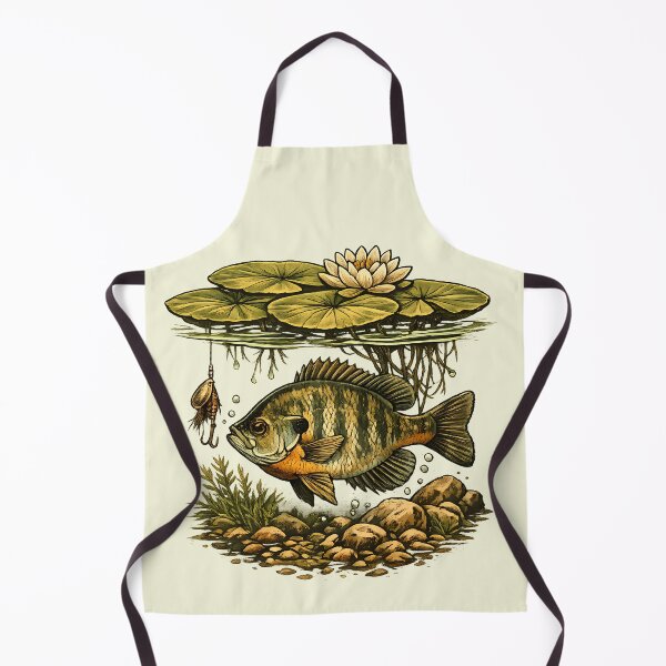Item preview, Sunfish under the water lilies designed and sold by Daily Quirk.
