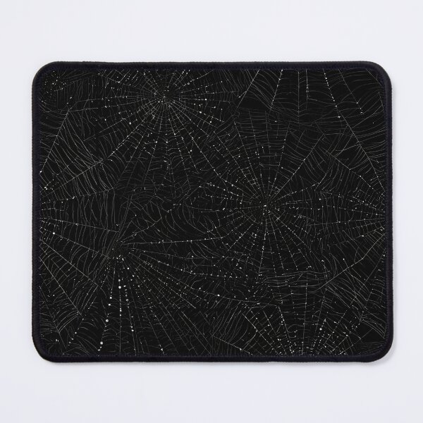 Item preview, Subtle Halloween Spiderweb Pattern - Elegant Black Web Illustration Design designed and sold by Nine Lives Studio.