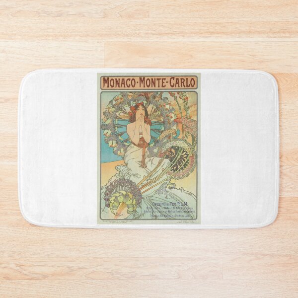 Item preview, Monaco - Monte Carlo luxury train poster - Alphonse Mucha designed and sold by Matthew Kinnersly.