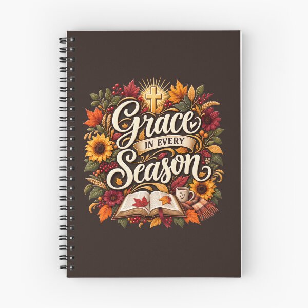 Item preview, Grace in Every Season – Christian Autumn Faith Design designed and sold by astersgraphics.