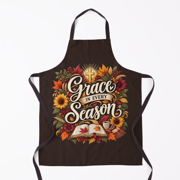Item preview, Grace in Every Season – Christian Autumn Faith Design designed and sold by astersgraphics.