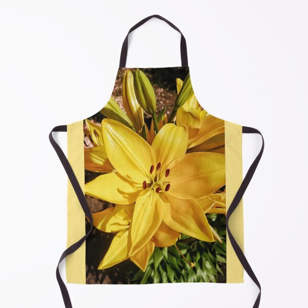 Item preview, Blooming yellow lilies on a sunny day designed and sold by Enerjetal.