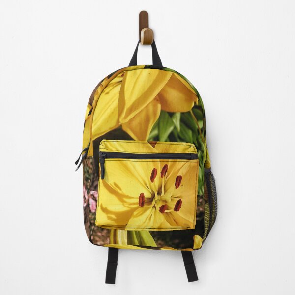 Item preview, Blooming yellow lilies on a sunny day designed and sold by Enerjetal.