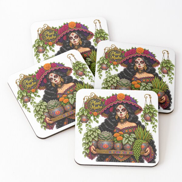 Item preview, Cátrina Plant Madre – Día de Los Muertos Plant Mom & Houseplants designed and sold by CottageGardenCo.