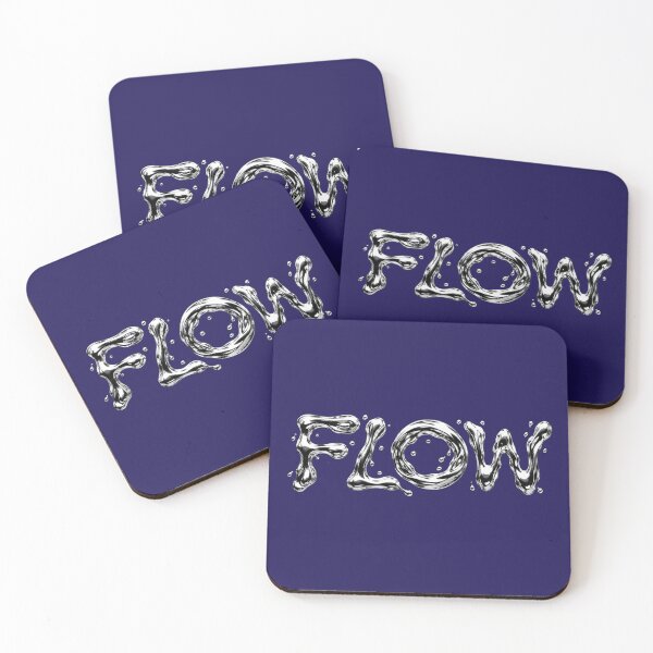 Item preview, Water Flow Typography Liquid Text Graphic Art designed and sold by Bhinfy.