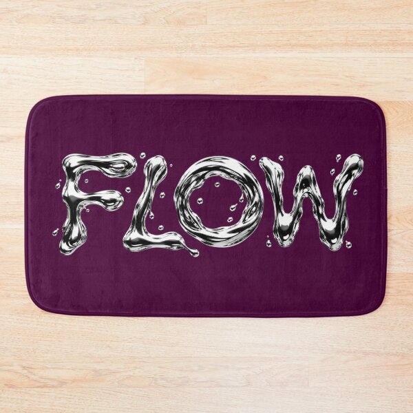 Item preview, Water Flow Typography Liquid Text Graphic Art designed and sold by Bhinfy.